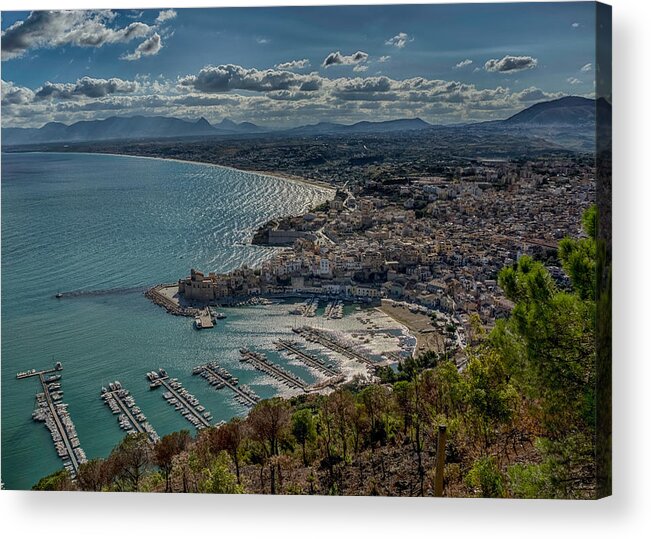 Italy Acrylic Print featuring the photograph Castellammare del Golfo by Alan Toepfer
