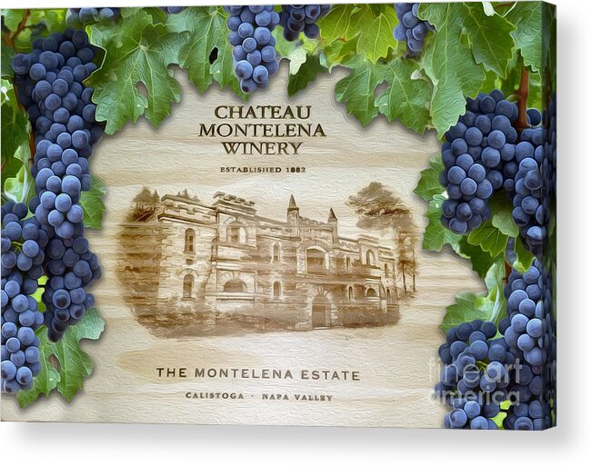 Chateau Montelena Acrylic Print featuring the photograph Chateau Montelena by Jon Neidert