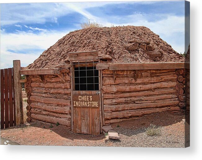 Navajo Acrylic Print featuring the photograph Chee's Indian Store by Dyle  Warren