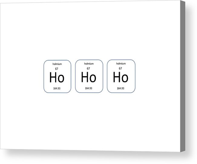 Richard Reeve Acrylic Print featuring the photograph Chemistry - Ho Ho Ho by Richard Reeve