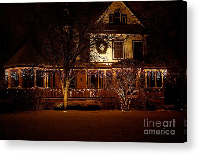 Christmas Acrylic Print featuring the photograph Christmas Spirit by Frank J Casella