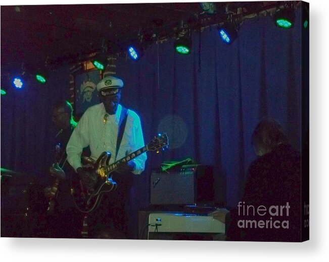  Acrylic Print featuring the photograph Chuck Berry and Charles Berry Jr. by Kelly Awad