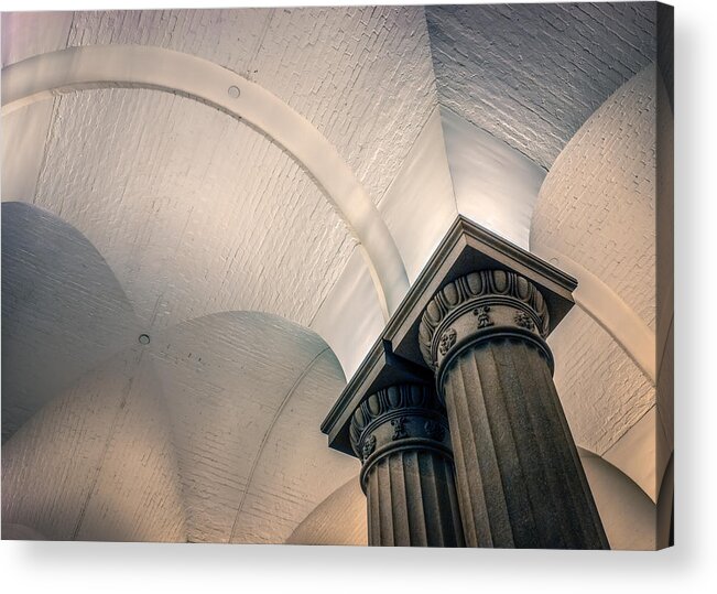 1903 Acrylic Print featuring the photograph Columns by Traveler's Pics