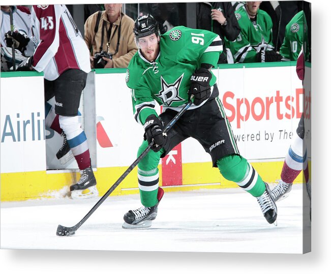 People Acrylic Print featuring the photograph Colorado Avalanche V Dallas Stars by Glenn James