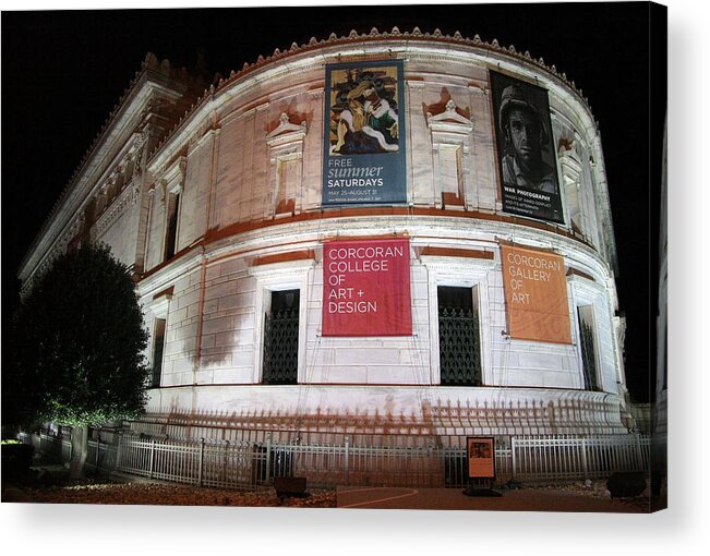 Corcoran Acrylic Print featuring the photograph Corcoran Gallery Of Art by Cora Wandel