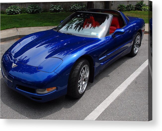 Automobiles Acrylic Print featuring the photograph Corvette by Chevrolet at Fifty by John Schneider