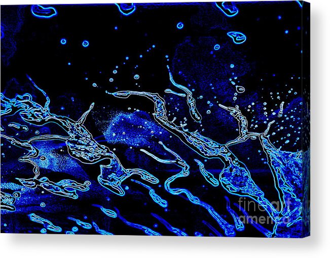 Note Card Acrylic Print featuring the photograph Cosmic Series 024 by Larry Ward