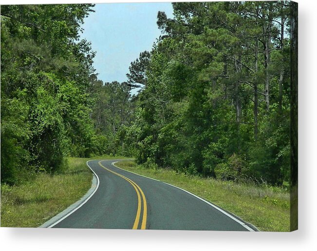 Victor Montgomery Acrylic Print featuring the photograph Country Road by Vic Montgomery