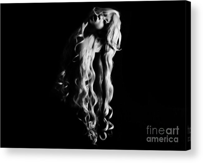 Black Acrylic Print featuring the photograph Craving by Jessica S