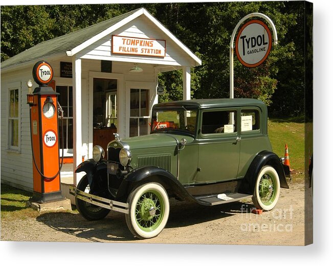 Gas Acrylic Print featuring the photograph Days Gone By by Kathleen Struckle