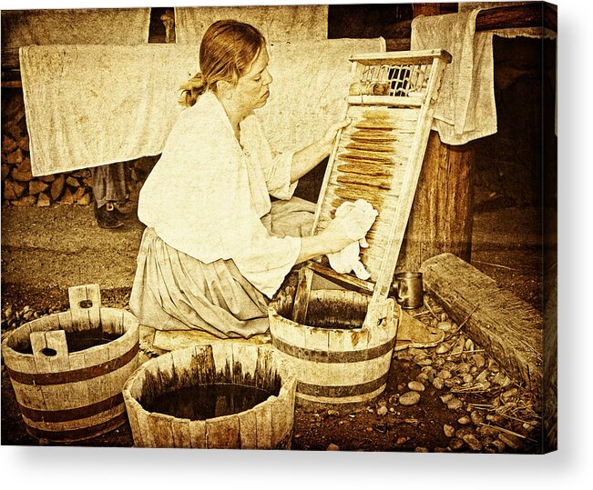 Lincoln Rogers Acrylic Print featuring the photograph Dirty Laundry by Lincoln Rogers
