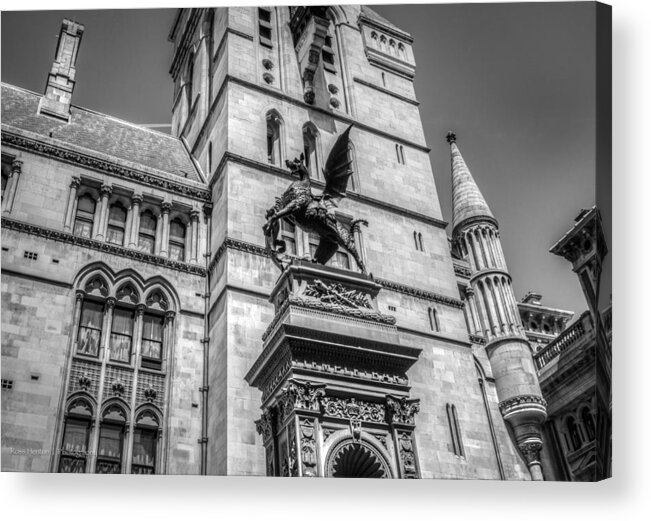 London Acrylic Print featuring the photograph Dragons of London by Ross Henton