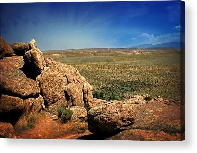 West Acrylic Print featuring the photograph Dubois Landscape by Marty Koch