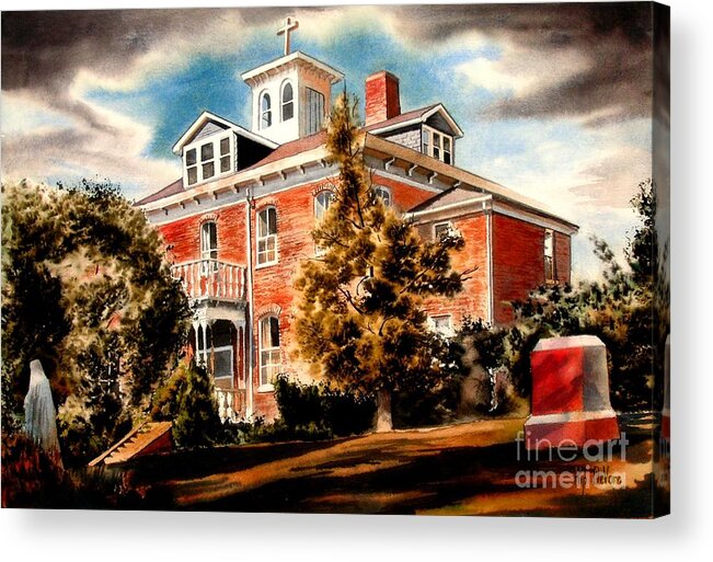 Emerson House Acrylic Print featuring the painting Emerson House by Kip DeVore