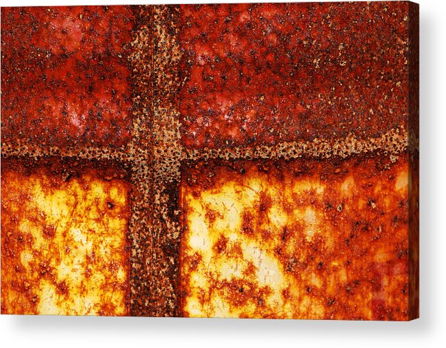 Rusting Acrylic Print featuring the photograph Erosion by Wendy Wilton