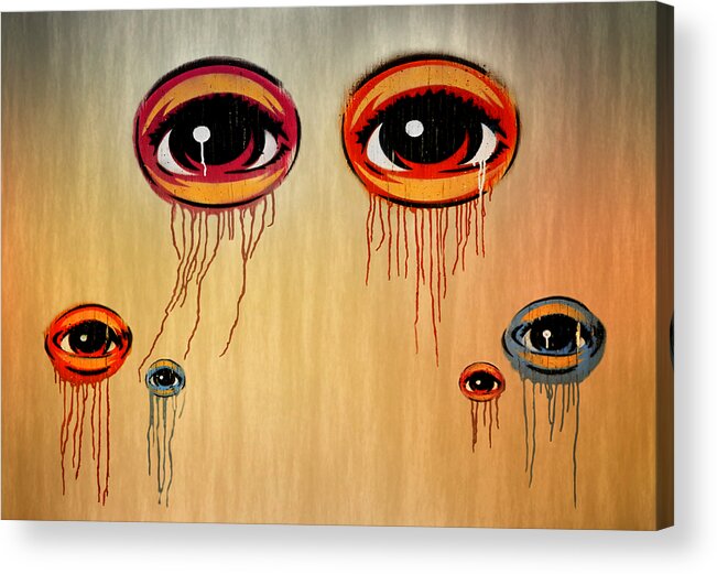 Eyes Acrylic Print featuring the photograph Eyes by Steven Michael