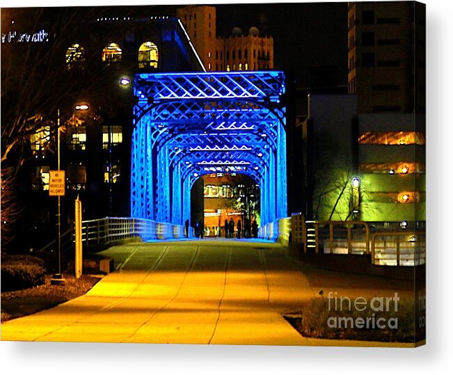 Grand Rapids Mi Acrylic Print featuring the photograph Feeling Blue by Robert Pearson