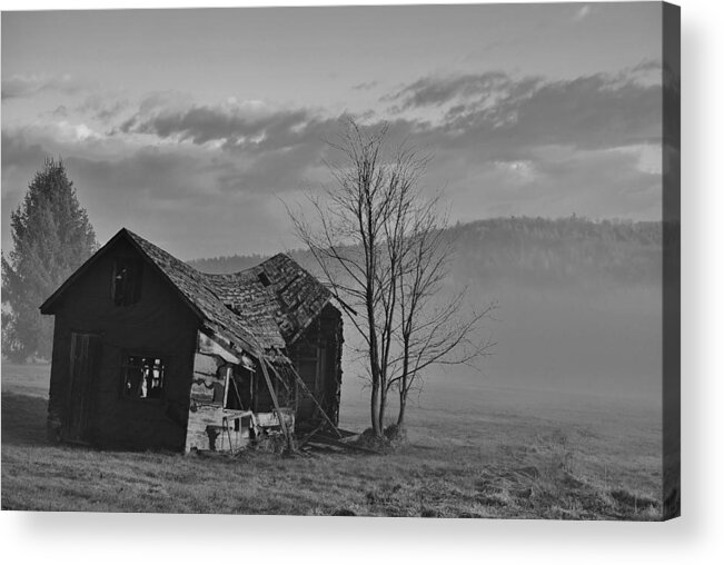 Maine Acrylic Print featuring the photograph Fixer Upper by Paul Noble