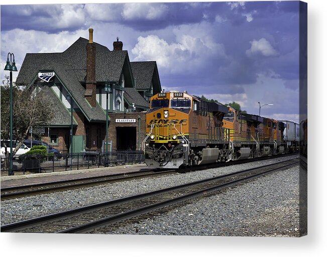 Flagstaff Acrylic Print featuring the photograph Flagstaff Station by Paul Riedinger