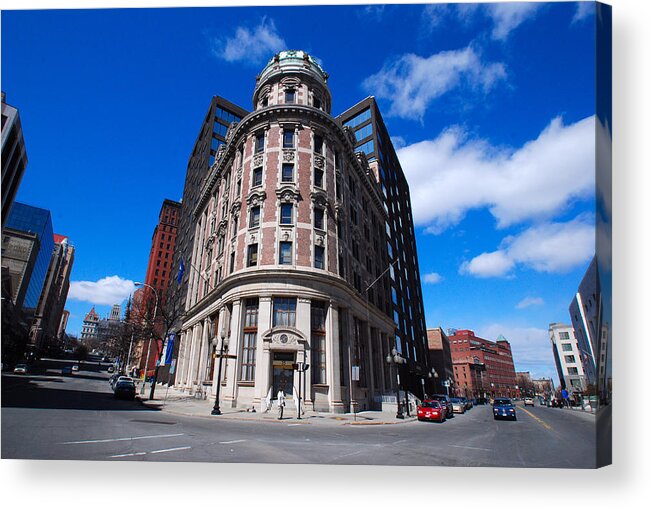 Architecture Acrylic Print featuring the photograph Fork Albany N Y by John Schneider