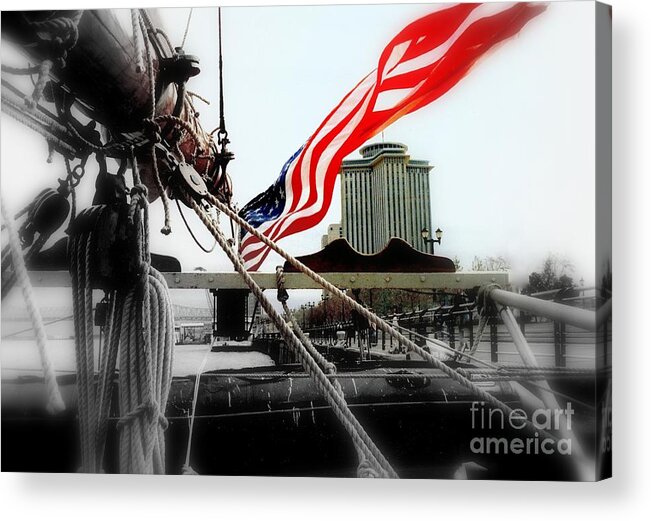 Nola Acrylic Print featuring the photograph Freedom Sails by Michael Hoard