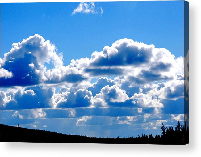 Cloud Acrylic Print featuring the photograph Glorious Clouds I by Kathy Sampson