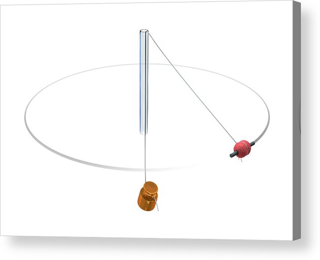 Nobody Acrylic Print featuring the photograph Gravity Vs Centripetal Force by Mikkel Juul Jensen