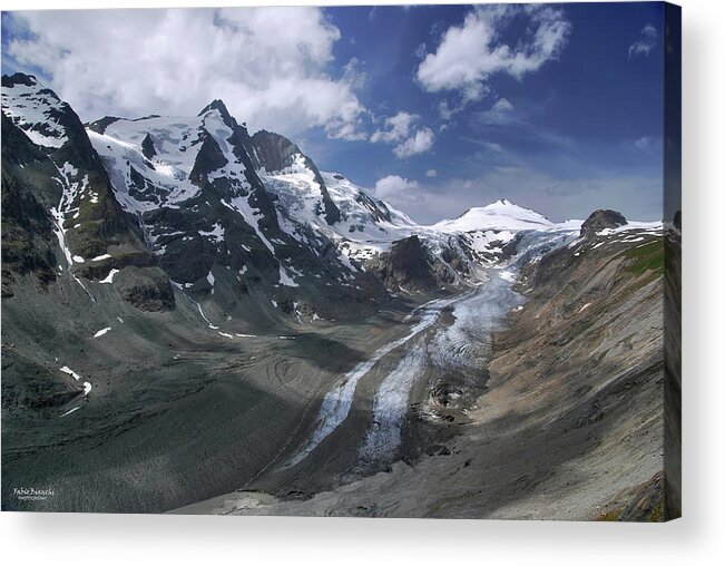 Scenics Acrylic Print featuring the photograph Grossglockner & Pasterze Glacier - by Fabio Bianchi Photography