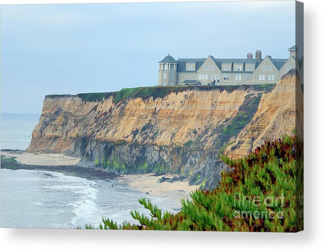 Half Moon Bay Golf Links Acrylic Print featuring the photograph Half Moon Bay by Betty LaRue