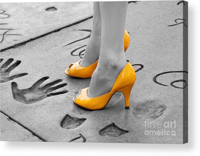 Feet Acrylic Print featuring the photograph Hands And Feet by Dan Holm