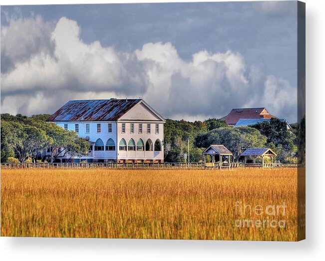 Scenic Acrylic Print featuring the photograph Historic Pelican Inn by Kathy Baccari