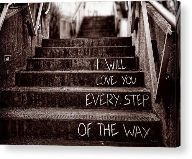 Love Acrylic Print featuring the photograph I Will Love You by Bob Orsillo