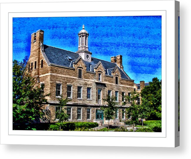 Cornell University Acrylic Print featuring the photograph ILR Conference Center by Monroe Payne