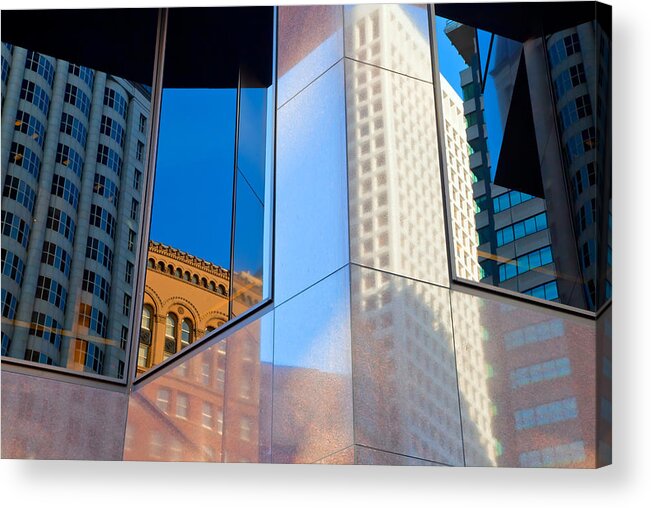 City Acrylic Print featuring the photograph Impression of the City by Jonathan Nguyen