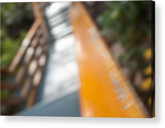 Yellow Acrylic Print featuring the photograph Inclined planes by Carlos V Bidart