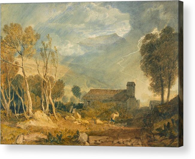 1810 Acrylic Print featuring the painting Ingleborough from Chapel-Le-Dale by JMW Turner