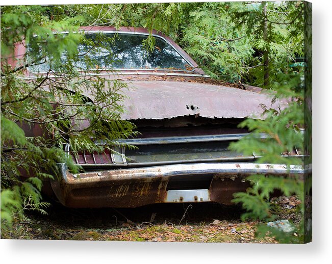 Auto Acrylic Print featuring the photograph Junk Car by Nick Mares