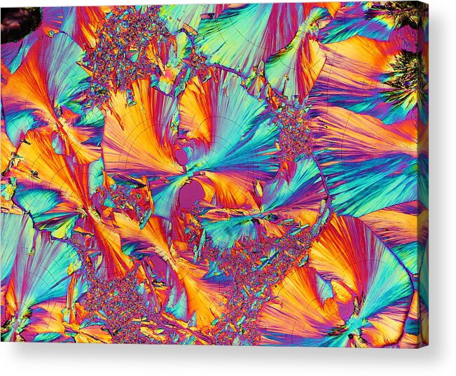 Crystals Acrylic Print featuring the photograph Kaleidoscope K by Hodges Jeffery