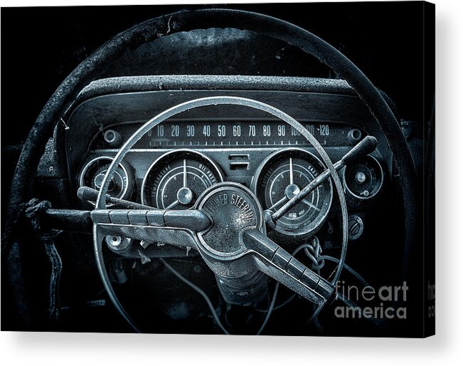 Ken Acrylic Print featuring the photograph Let's Drive  Moon Glow by Ken Johnson