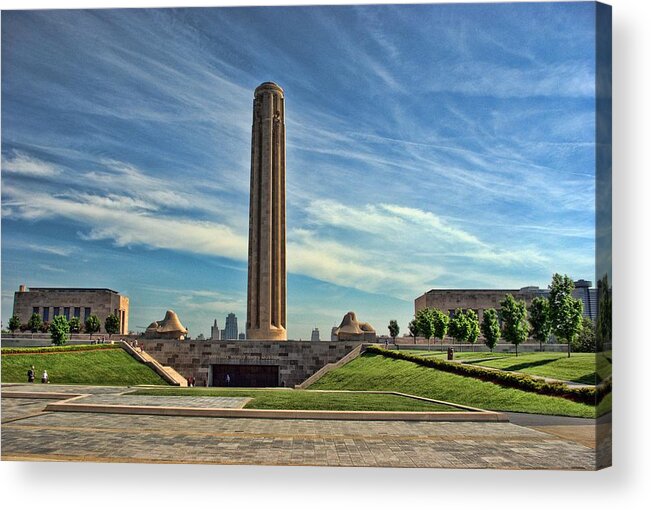 National Acrylic Print featuring the photograph Liberty Memorial Monument and National World War 1 Museum by Tim McCullough