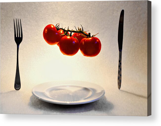 Still Life Acrylic Print featuring the photograph Light lunch by Andrei SKY