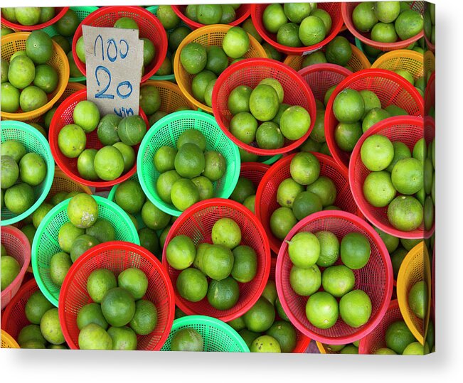 Retail Acrylic Print featuring the photograph Limes by Richard Friend