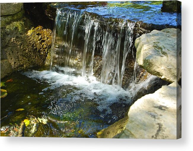 Water Acrylic Print featuring the photograph Little Falls 3 by Norma Brock