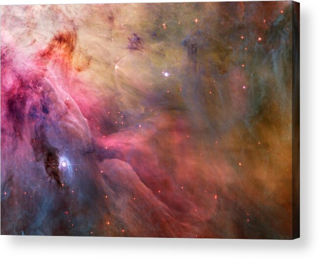 Ll Ori Acrylic Print featuring the photograph LL Ori and the Orion Nebula by Movie Poster Prints
