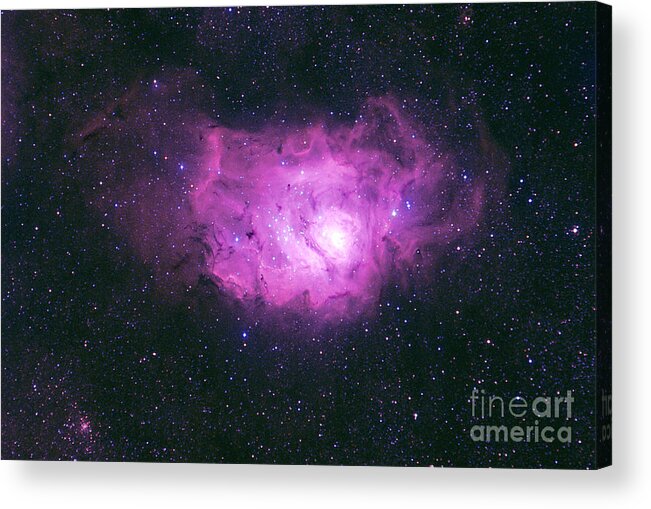 Constellation Acrylic Print featuring the photograph M8 Lagoon Nebulae by John Chumack