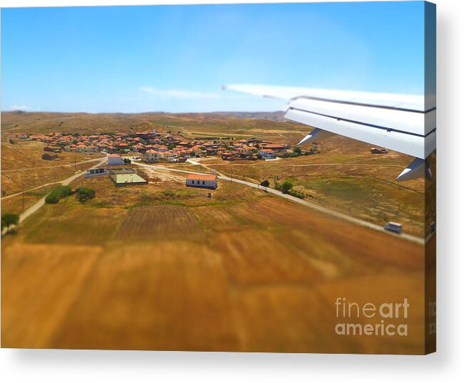 Miniature Acrylic Print featuring the photograph Miniature Village by Vicki Spindler