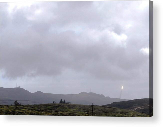 Astronomy Acrylic Print featuring the photograph Minotaur Iv Lite Launch by Science Source