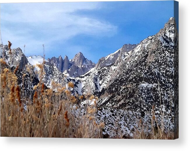 Mount Whitney Acrylic Print featuring the photograph Mount Whitney - California by Glenn McCarthy Art and Photography