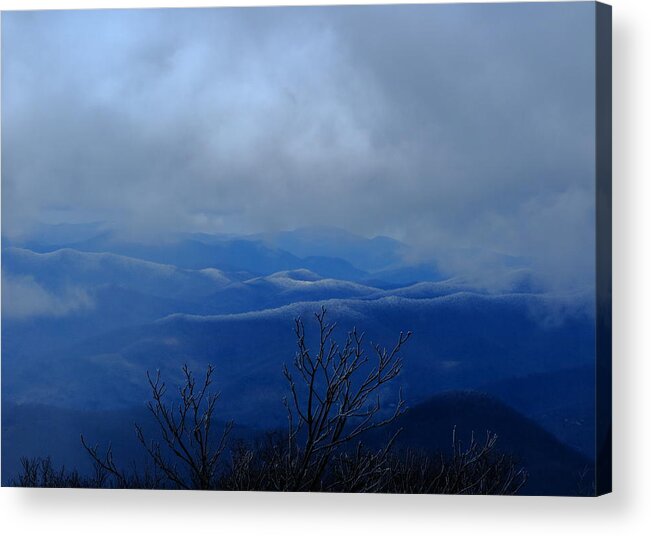 Landscape Acrylic Print featuring the photograph Mountains And Ice by Daniel Reed