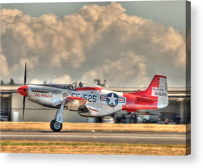 P51 Mustang Acrylic Print featuring the photograph Mustang 2 by Jeff Cook